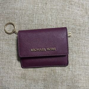Michael Kors Plum Key Holder & Monet Bangle Bundle